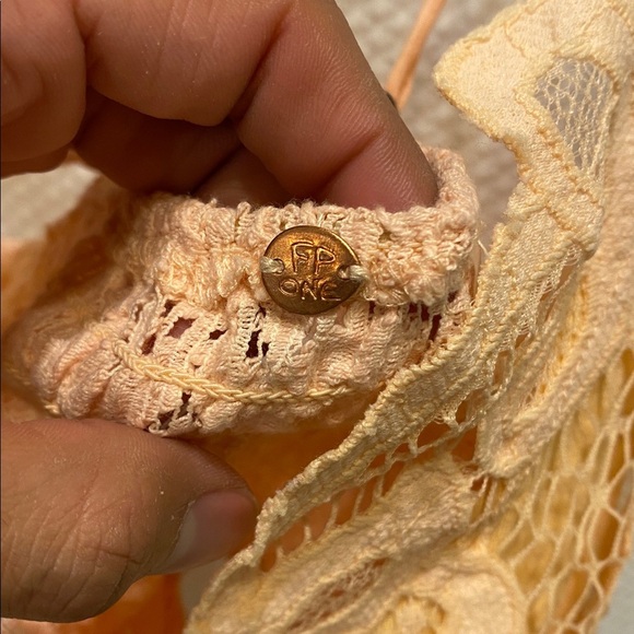 Free People FP One Adella Bralette Peach medium - Picture 8 of 9